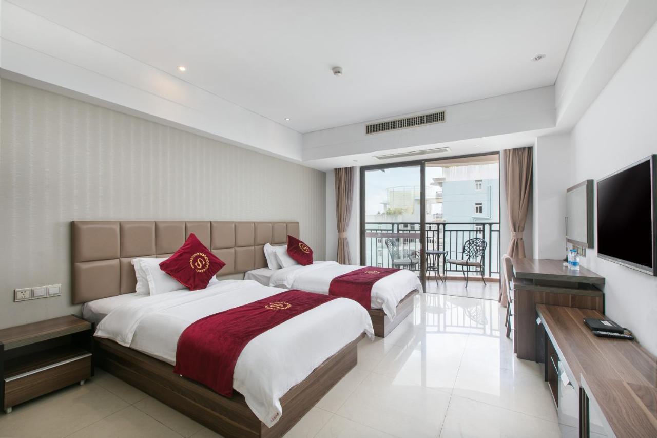 Aparthotel Sanya Sun And Sea Gueshouse Exterior foto